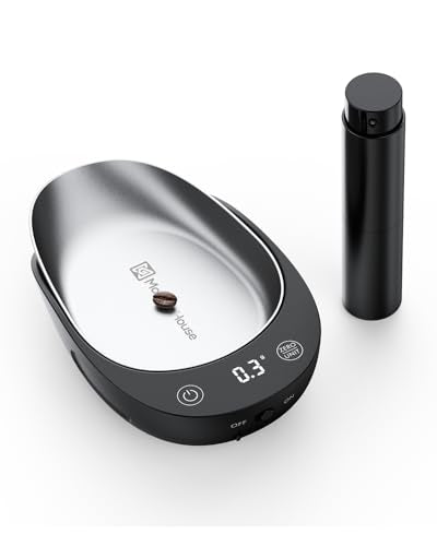 Maestri House Coffee Bean Scale Set with Removable Tray & Spritzer, 500g