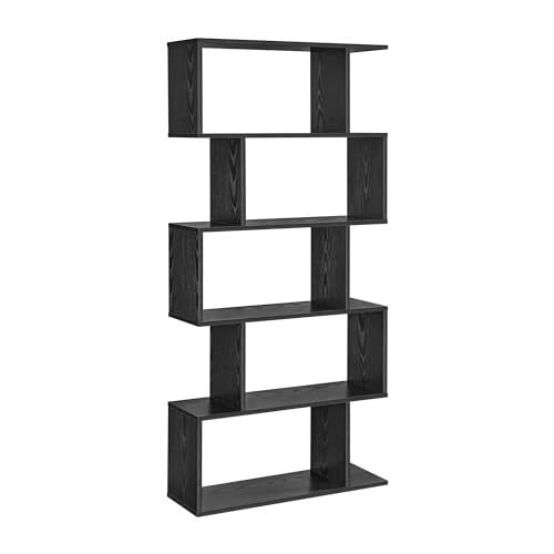 VASAGLE 5-Tier Bookcase, Open Storage, 27.6 x 9.5 62.6 Inches