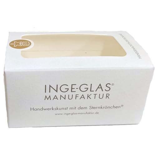 Inge Glas German Christmas Ham Ornament 3.75in in Gift Box