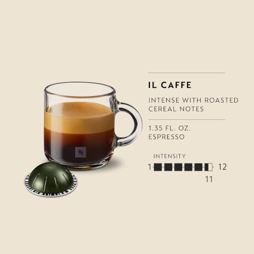 Nespresso Vertuo Il Caffè Dark Roast Coffee Pods 50-Count - Compatible with Vertuo Machines