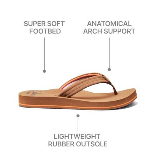 Reef Women's Cushion Breeze Sandals - Tan Smoothie, Size 9