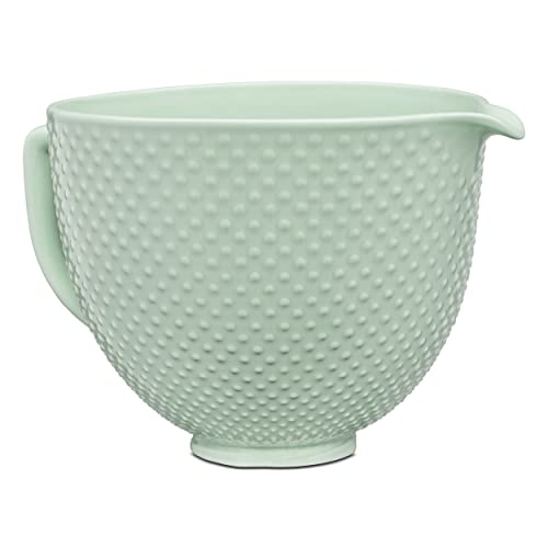 KitchenAid 5 Quart Dew Drop Ceramic Mixing Bowl for Tilt-Head Stand Mixers