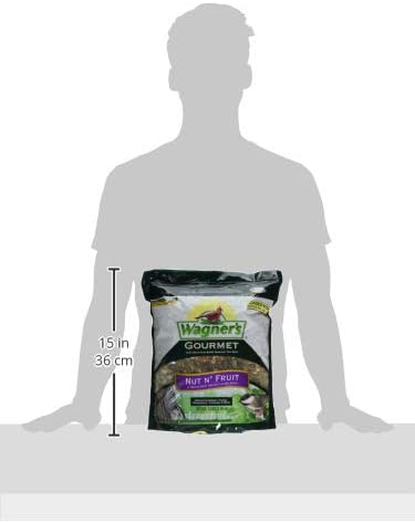 Wagner's Gourmet Nut & Fruit Wild Bird Food - 5 Pound Bag for Healthy Backyard Birds