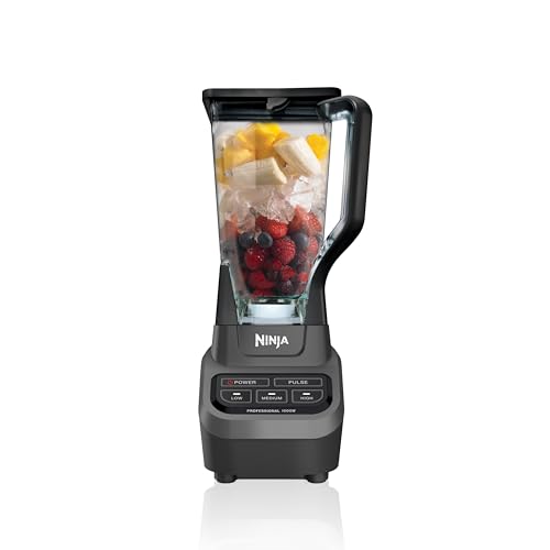 Ninja Professional Blender 1000W - Black/Gray, 72oz Total Crushing Pitcher