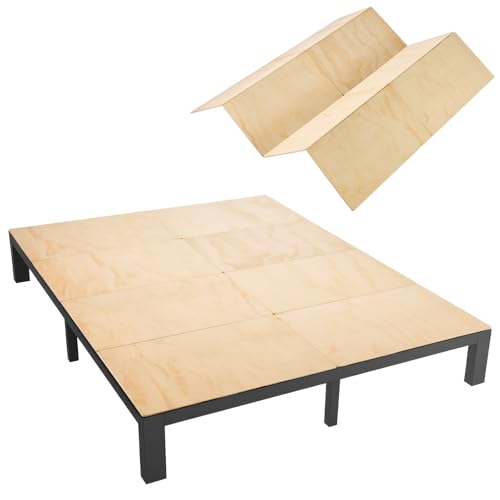 King Size Foldable Bunkie Board for Mattress Support - Anti-Sag Platform Bed