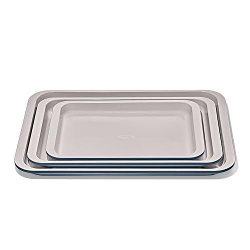 OXO Good Grips Non-Stick Pro Ceramic Coated Metal Bakeware 3-Piece Set - Storm Blue