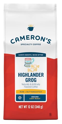 Cameron's Coffee Roasted Ground Bag, Flavored, Highlander Grog, 12