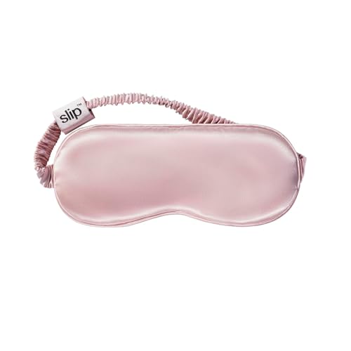Pink Silk Sleep Mask - Gentle, Light-Blocking Eye Cover, 1 Count