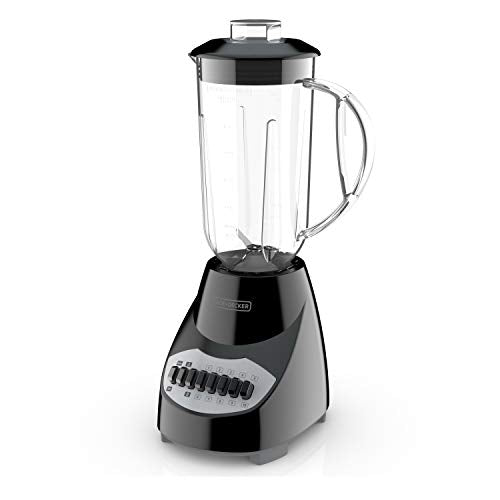 Black+Decker Crush Master Blender 10-Speed with Stainless Steel Blades - Plastic Jar