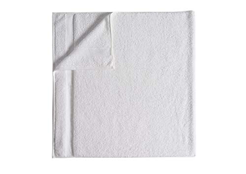 Amazon Basics 6-Pack Bath Towels, 100% Ring Spun Cotton, 600 GSM,
