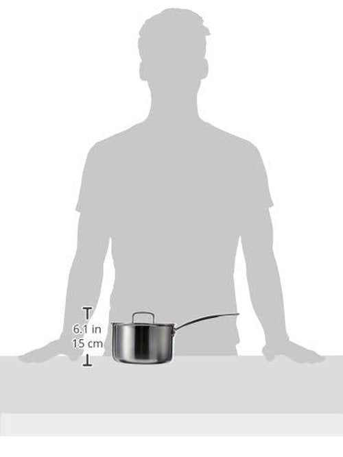 Cuisinart 1.5 Quart Multiclad Pro Triple Ply Saucepan w/Cover, MCP19-16N