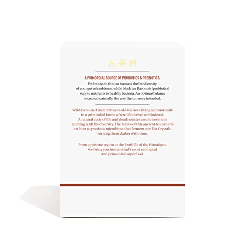 Organic Fermented Black Pu'er Tea - Support Digestion & Metabolism - 28 Single Servings - Variation of Pu'erh / 28 Count