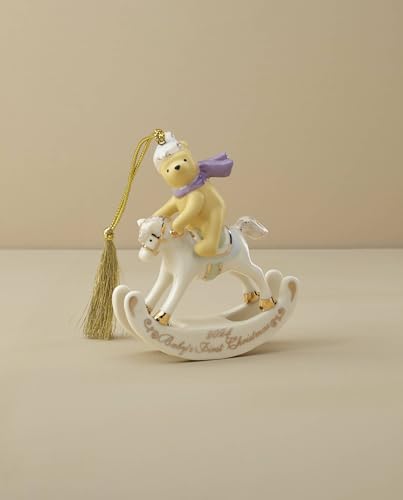 Lenox 895777 2024 Winnie The Pooh Baby's 1st Christmas Tree Ornament