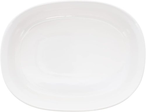 CorningWare Oval French White Casserole Dish - 2.5qt with Fluted Glass Lid | Durable & Elegant Design