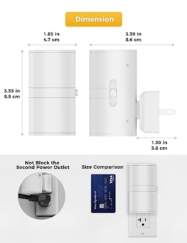 LED Night Light Wall Plug Dimmable Soft White - Variation 4