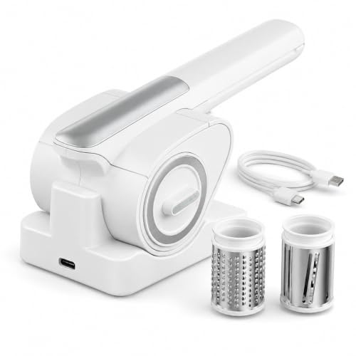 Wireless Electric Food Grinder for Cheese Nuts Chocolate - Fine Texture