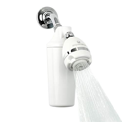 Shower Head Filter - Max Flow / 2.5 GPM - Reduces 90% Chlorine - AQ-4100 with Shower Head - Aquasana