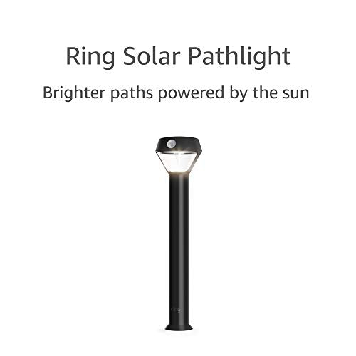 Solar Pathlight with Motion Sensor - Bright LED Path Light, Black, Variation of THIS Listing