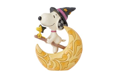 Jim Shore Peanuts Halloween Snoopy & Woodstock Figurine - Handcrafted Home Decor Sculpture