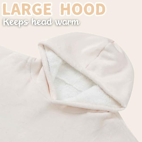 Huglanket Wearable Blanket Hoodie for Adults Oversized with Pockets - Quilting Gift