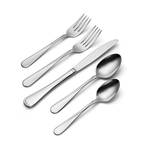 20-Piece Flatware Set for 4 - Flight Silverware Cutlery Service