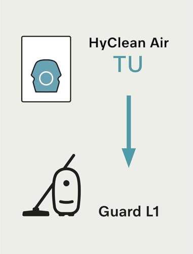 Genuine Miele Vacuum Bags XL Pack for Guard L1 Vacuums - HyClean Air TU