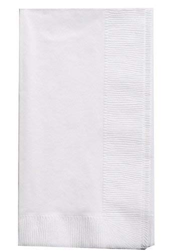 17 x 15-Inch White 2-Ply Dinner Napkins - Pack of 300, Case of 3,000