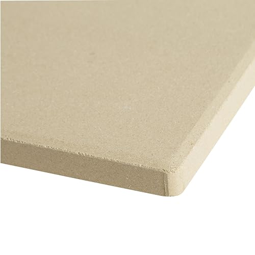 Old Stone Rectangular Pizza Stone 14x16-Inch for Oven & Grill, Kitchen USPs Included