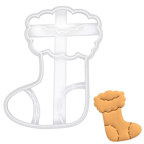 Christmas Stocking Cookie Cutter - Bakerlogy 9cm Baking & Fondant Tool