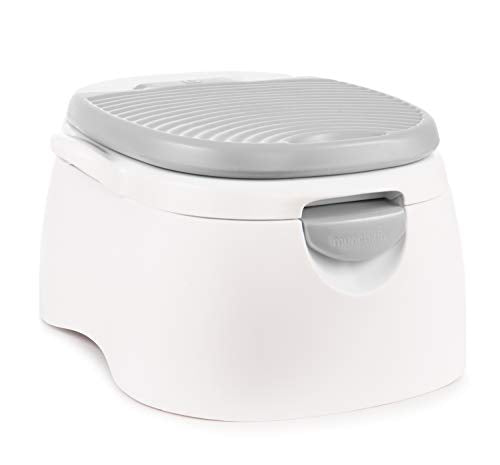 Munchkin Arm & Hammer 3-in-1 Potty Training Seat with Step Stool, Grey - Includes Potty & Trainer