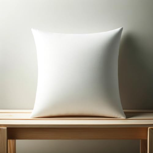 18 x 18 Inch Plush Throw Pillow Inserts Set of 8 - Hypoallergenic Cushion Fill