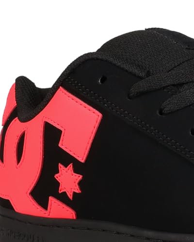 DC Women’s Court Graffik Skate Shoes - Black & Hot Pink, Size 6