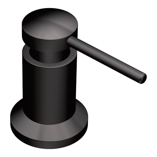 Moen Kitchen Soap Dispenser - Matte Black Refill Above Sink, 18 oz