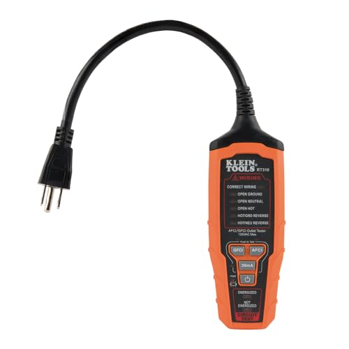Outlet Tester for AFCI & GFCI Circuits - North American 120V Electrical Outlet Check