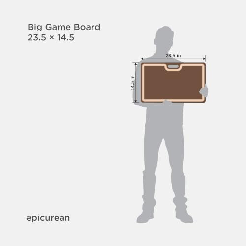 Epicurean 23.5 Inch Big Game Cutting Board - Nutmeg/Natural
