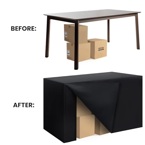 Fitted Tablecloth for 8 Foot Rectangle Tables - Black, Water Resistant, Pack of 2 - 96 x 30 Inch