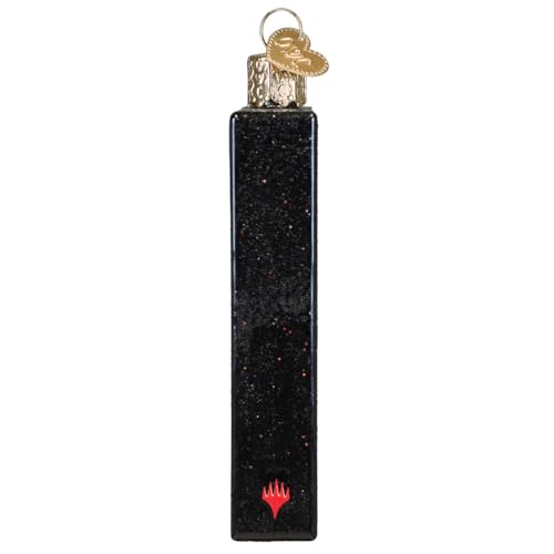 Old World Christmas Black Lotus Glass Ornament - Magic: The Gathering Holiday Keepsake