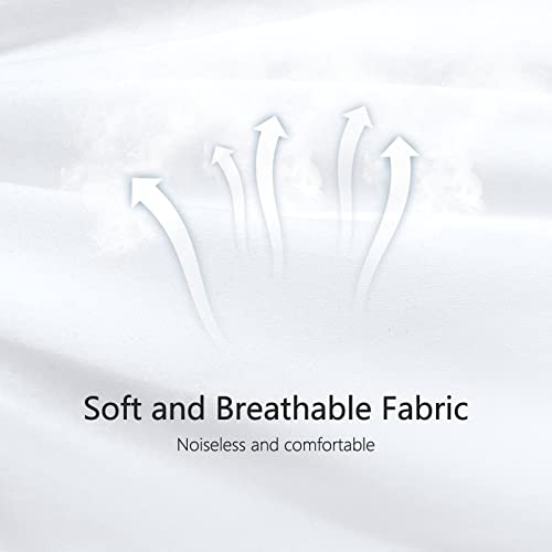 TEXARTIST White Queen Comforter, All Season Down Alternative Duvet