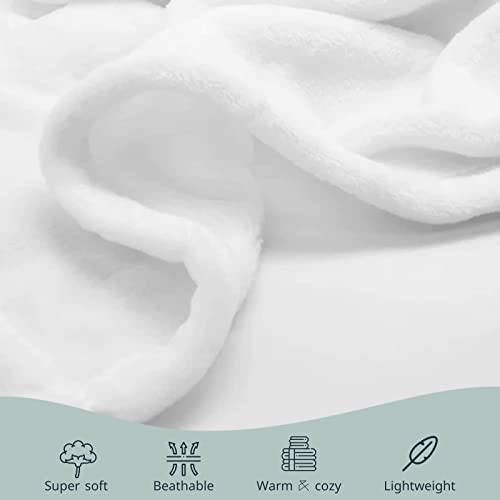 HawSkgFub Forest Animals Baby Blanket Boys Shower Gift, Bear Fox Deer Pine Tree Flannel Fleece Nursery Bed Receiving Swaddle, Soft Lightweight Newborn Infant Toddler Crib Bedding 30 x 40