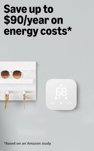 Smart Thermostat for Alexa & Voice Control - 1 Pack, C-Wire Required