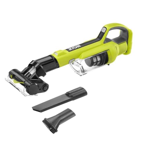RYOBI 18V Cordless Hand Vacuum with Powered Brush Tool - Portable & Rechargeable