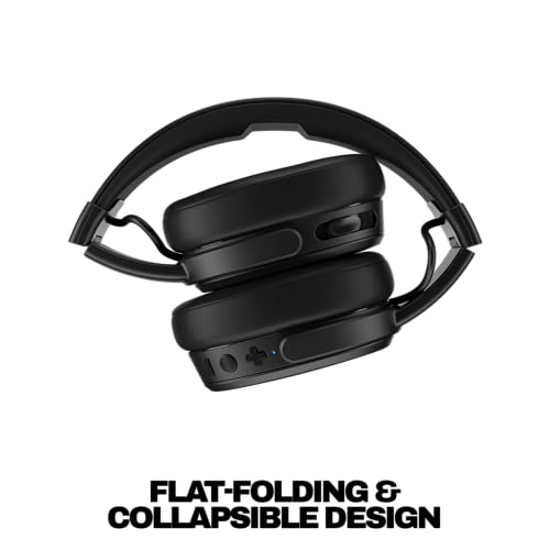 Wireless Bluetooth Headphones with Multi-Sensory Bass - Black - Skullcandy Crusher