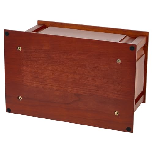 Large Handcrafted Cherry Wood Cremation Urn for Human Ashes - WEVOIRD
