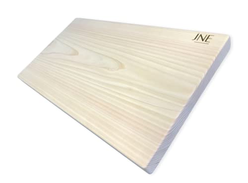 Hinoki Cypress Wood Cutting Board - Reversible 19.8" x 12" x 1" - No Joint, Solid Single Piece - Ideal for Kitchen & Serving