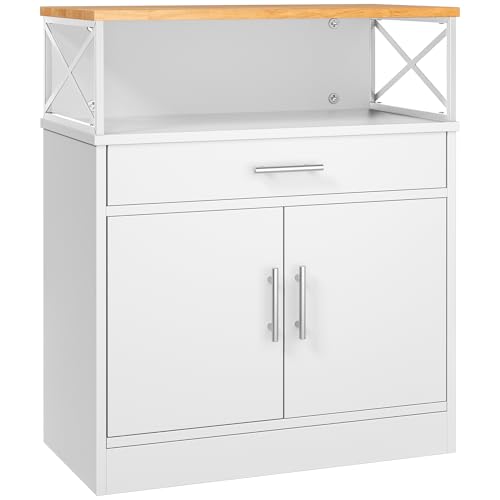 Shintenchi Kitchen Buffet Cabinet with Adjustable Shelf, Modern