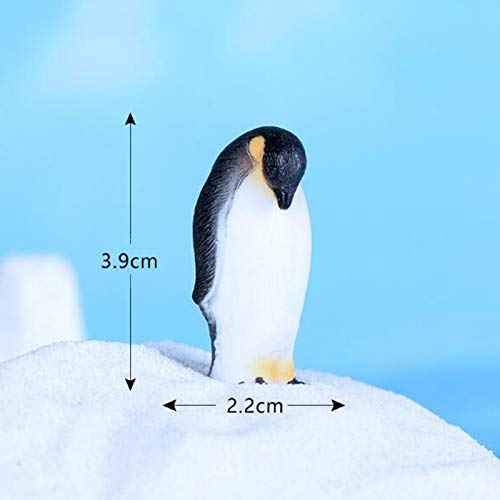 8 Pcs Realistic Penguin Figurines Ocean Animal Penguin Figure Model Cake Toppers Desktop Decor Christmas Birthday Gift