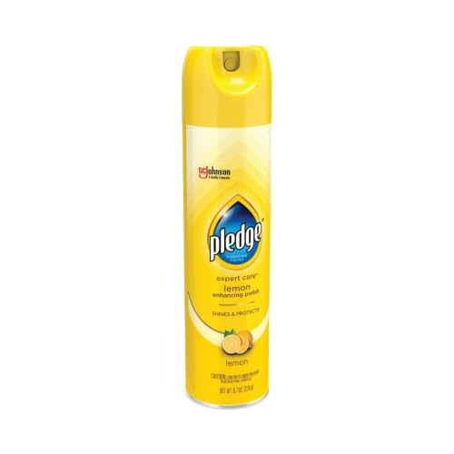 Furniture Polish Spray with Lemon Scent - 9.7 Oz Aerosol, Pack of 6