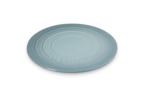 Le Creuset Stoneware Round Pizza Stone, 15 in., Sea Salt