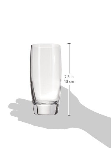 Luigi Bormioli Michelangelo 20 oz Beverage Glasses - Large Capacity, Crystal-Clear Design - Fine Laser-Cut Rims, Ideal for Various Beverages, Dishwasher Safe, Made in Italy (Set of 4)