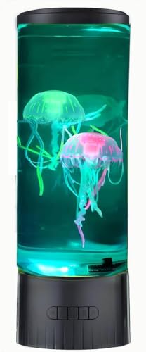 Large Jellyfish Lamp Night Light with Bluetooth Speaker and White Noise for Kids & Home